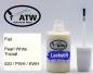 Preview: Fiat, Pearl White Tricoat, 020 / PWH / KWH: 20ml Lackstift, von ATW Autoteile West.
